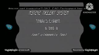 Emergency Alert System - Required Weekly Test 6/12/15 in Not Scary