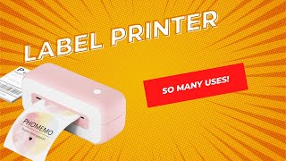 Phomemo Cute Pink Label Printer