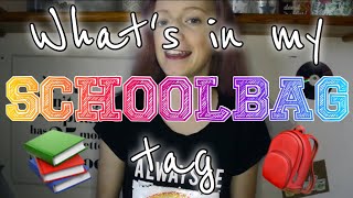 What's in my Schoolbag TAG mit Leonie | KindOfJessi