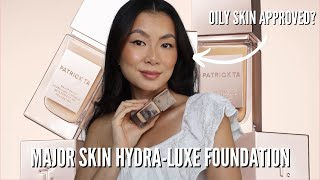 NEW Patrick Ta Beauty Major Skin Hydra Luxe Foundation Review (Oily Skin Approved?)