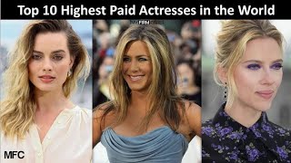 Top 10 paid Actresses In the World   #marvel #dc #emmastone #scarlettjohansson