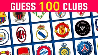 GUESS THE 100 CLUB IN 3 SECOND | MKJ FOOTBALL QUIZ 2024