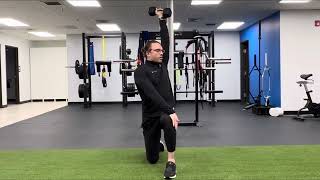 Half Kneeling Overhead Rotation