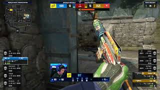 b1t insane clutch and win the map !!