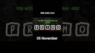 Oldy Daily Hunt 5 November 2024