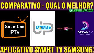 ✅ QUAIS os MELHORES APLICATIVOS para SMART TV SAMSUNG! (COMPARATIVO) - ATUALIZADO 2024