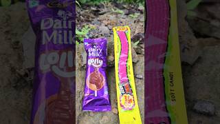 Dairy milk lollipop and chupa chups belt popsicle #shorts #lollipop #funnychupachups