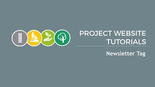 Project Website: Newsletter Tag