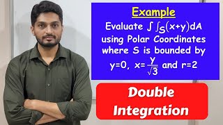 Evaluation of Integral Using Polar Coordinates | L49 |TYBSc Maths| Double Integration @ranjankhatu