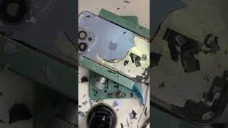 How To Replace iPhone 13 Pro Back Glass Cracked | Restoration Destroyed Phone #apple #shorts #video