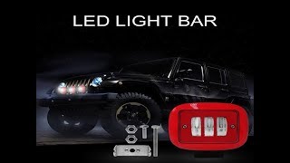 30W LED light bar work Light 12V/24V Car Lamp off-load vehicle spotlight