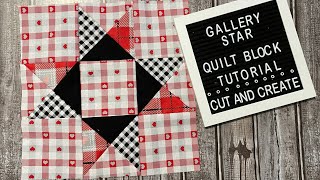 Gallery star quilt block tutorial