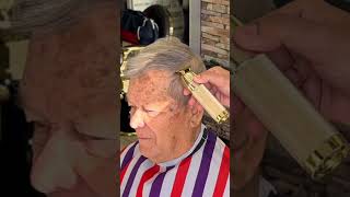 Older man asks for a trendy haircut ASMR ✅