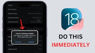 iOS 18 - Do This IMMEDIATELY After You Update iPhone!