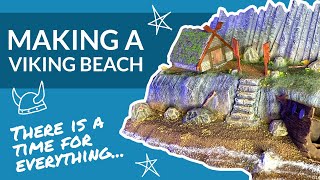 Making a Viking Beach Diorama for RPG Gaming out of XPS Foam!