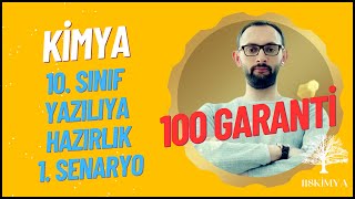 Kimya 10. Sınıf 1. Dönem 1. Yazılıya Hazırlık - 1. Senaryo