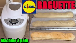 Machine à pain LIDL : baguette française (programme "pâte") Bread Maker Brotbackautomat