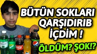 BÜTÜN QAZLI İÇKİLƏRİ QARIŞDIRIB İÇDİM!