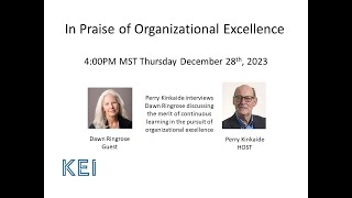 In Praise of Organizational Excellence