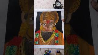 Hanuman ji colour drawing Part 2 🌹🌹🙏🏻🙏🏻❤️ #hanuman #hanumanji #hanumanbhakt #hanumanstatus