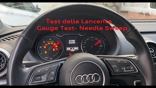 Audi A3 8v Restyling Intera Video Codifica ObdEleven:Test delle Lancette - Gauge Test - Needle Sweep