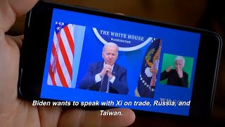 Biden wants to speak with Xi on trade, Russia, and Taiwan.