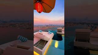 Incredible sky pool in Dubai✨Atlantis The Royal Dubai🥰#dubai #dubailife #youtubeshorts #beach #pool