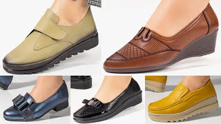 2024 COMFORTABLE AND COZY EVERYDAY SHOES NEW DESIGNS FOR WOMEN LATEST OFFICE STYLE SHOES COLLECTION