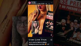 Karol G lollipop picture reaction