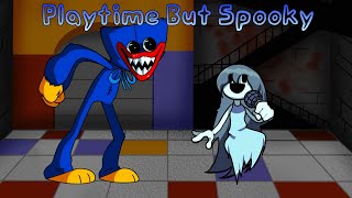 Spooky Meets Huggy Wuggy (Playtime But Spooky Sings it)