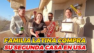 Familia Latina compra su segunda casa en Estados Unidos como inversión.