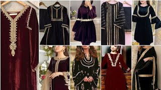 New Velvet Dresses for Wedding 2024|Wedding Dress Collection for Ladies&Girls