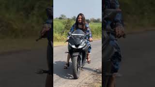 Cute girl r15 bike riding || r15 bike  || girl bike rider || Indian bike rider || princi sanju 99