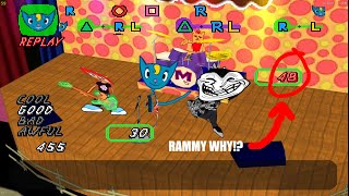 Um Jammer Lammy Stage 7 Co-op but Rammy keeps fucking it up