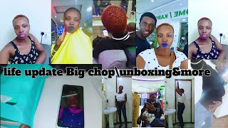 Life update\Big Chop\Unboxing New Phone\addressing negative comments\spend the day with me\homemaker