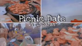 Picnic Date in Jimbaran beach with friends - Andrea vlog family