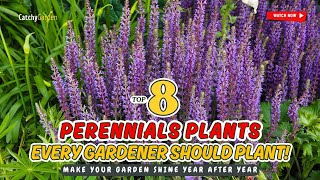 🌼 TOP 8 PERENNIALS EVERY GARDENER SHOULD PLANT! 🌿 🌺🌸 // Gardening Ideas