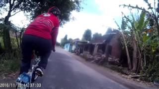 gowes bareng istri ke pengging pakai dahonCD3