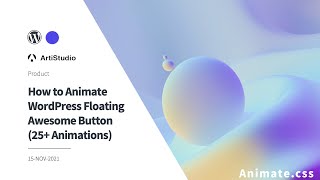 How to Animate WordPress Floating Awesome Button 25+ Animations (FAB-3.3.0)