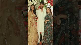 Priyanka Chaudhary & Ankit Gupta with Tina dutta reached at Arti Singh Wedding . #celebrity