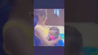 Breast feeding indian mom || #shorts