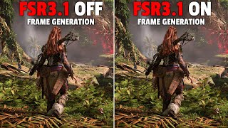 Horizon Forbidden West - RTX 3060TI - AMD FSR 3 Frame Generation - Official Update