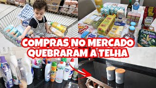 QUEBRARAM O NOSSO TELHADO 😩 + COMPRAS NO MERCADO E AÇOUGUE + NOITE DO PETISCO EM FAMÍLIA 💛