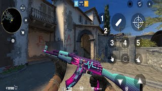 CS:GO MOBILE | CSSO 0.5 ANDROID GAMEPLAY WITH CS2 HUD | NEW BOT CHATTER & SKIN PACK