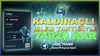 Kaldıraçlı İşlem Taktiğiyle 7492$ Kar Yaptım! #bitcoin #btc #kripto #ethereum