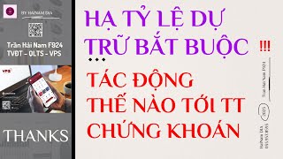 HẠ TỶ LỆ DỰ TRỮ BẮT BUỘC TÁC ĐỘNG NHƯ THẾ NÀO ĐỐI VỚI NỀN KINH TẾ VÀ THỊ TRƯỜNG CHỨNG KHOÁN?