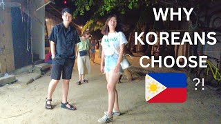 KOREANS "INVADES" PHILIPPINES || Boracay Island Night walk