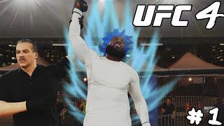 EA Sports UFC 4 Career Mode - Episode 1 Unleash The Super Sayian God Lenny!