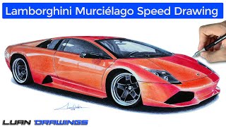 Lamborghini Murciélago LP640 (Speed Drawing)