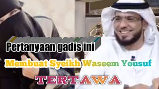 Pertanyaan gadis ini membuat syeikh waseem yousef tertawa//Memasak bukan kewajiban istri